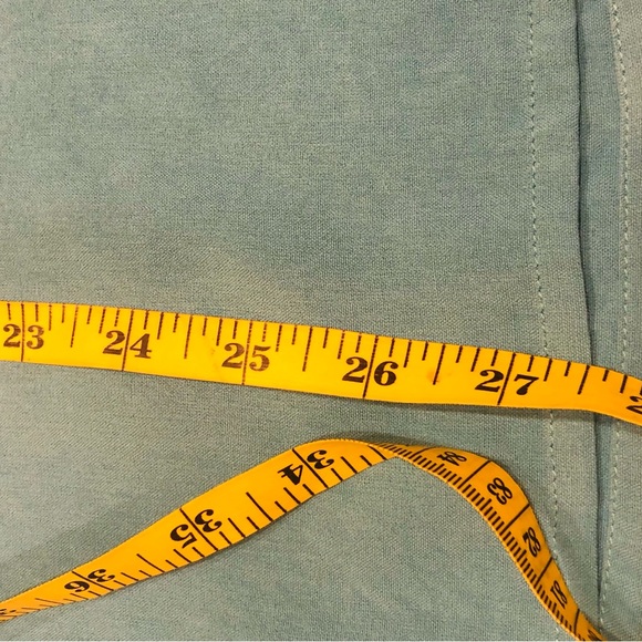 J.Jill teal washable silk blouse sz L - Picture 4 of 8